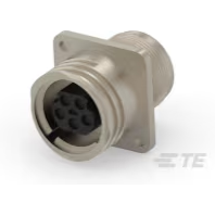 TE Connectivity-208721-1 Connecteur circulaire Conn Circular SKT 5 POS Crimp/Solder ST Panel Mount 5 Terminal 1 Port Carton