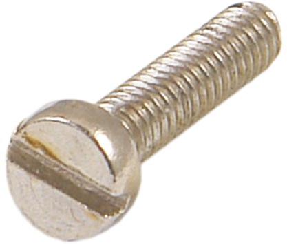 nVent SCHROFF-21100146 Screws Cheese Head Screw With Slot, Steel, Nickel, M2,5 X 6, Din 84