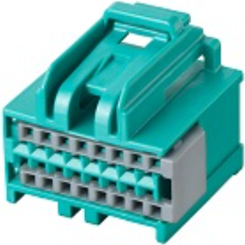 Delphi-35016346 Einzeladersteckverbinder, Gehäuse Conn Housing F 16 POS 2.54mm Crimp ST Cable Mount Multi Color