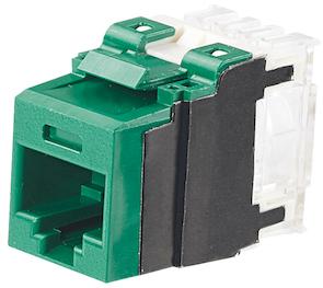 Panduit-NK6X88MGR Steckverbinder, Telefon und Telekommunikation Conn RJ-45 F 8 POS IDT ST Cable Mount 8 Terminal 1 Port Cat 6a