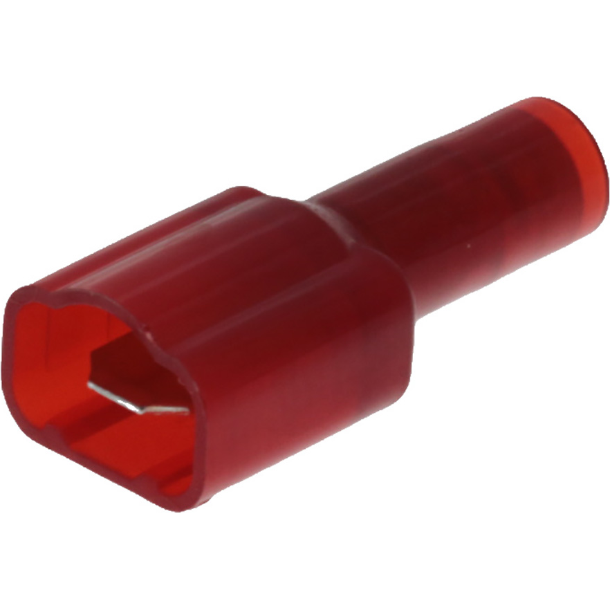 Molex-190010005 连接器端子 Quick Disconnect Terminal 18-22AWG Brass Red M 22.86mm Zinc Chromate Avikrimp™ T/R