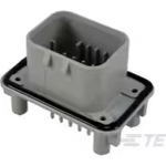 Conn Shrouded Header HDR 14 POS 4mm Solder ST Thru-Hole Tray