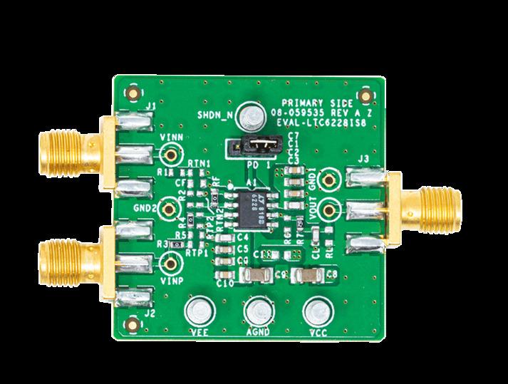 Analog Devices-EVAL-LTC6228IS8 Cartes et kits de développement de circuit intégré d'amplificateur LTC6228IS8 OP Amp Evaluation Board