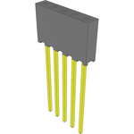 Conn Socket Strip SKT 5 POS 2mm Solder ST Top Entry Thru-Hole Tiger Buy™ Tube