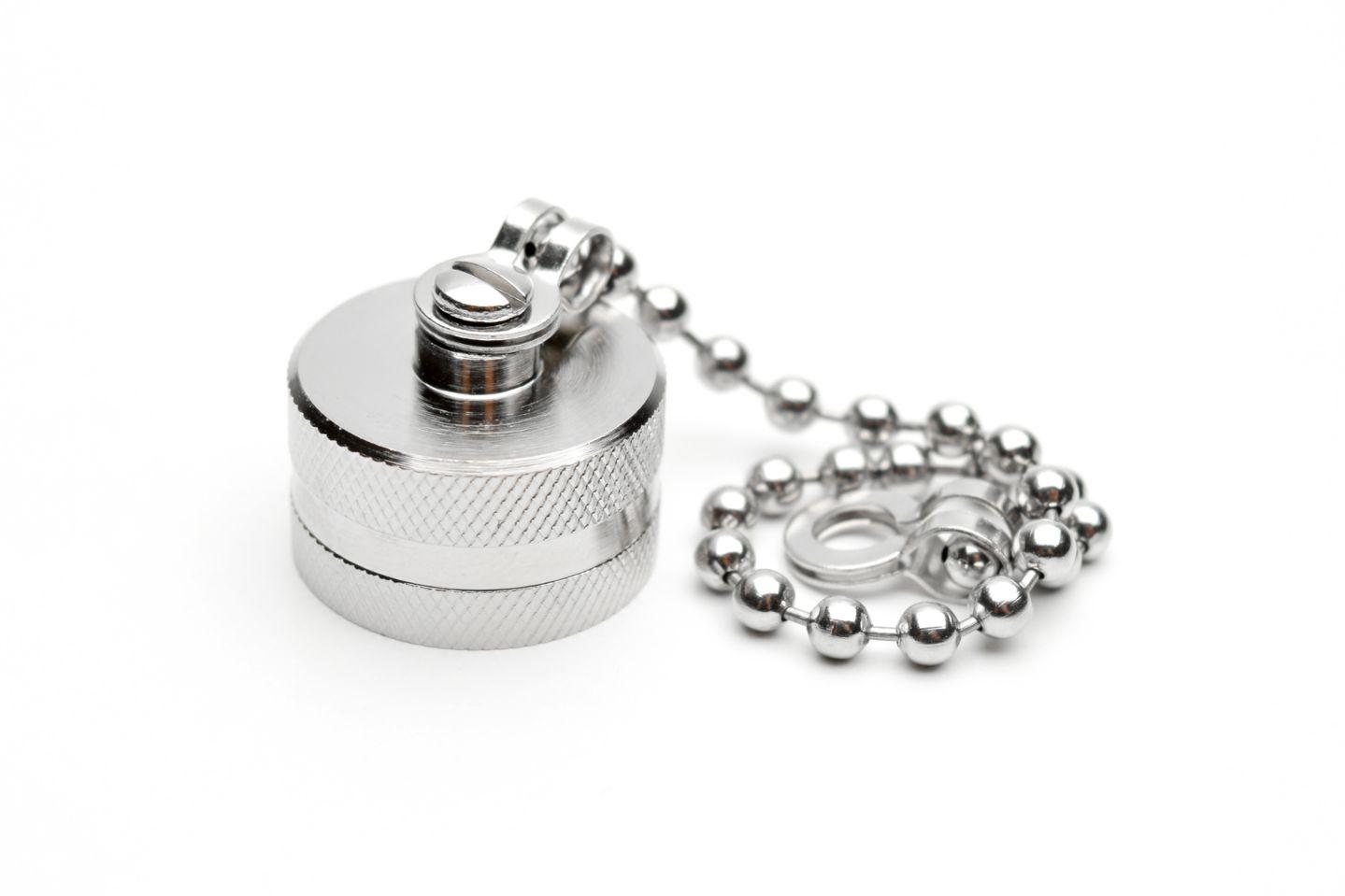 Amphenol-C091 00U000 152 2 Steckverbinderzubehör Protective cap with 110mm metal chain For use with male receptacles
