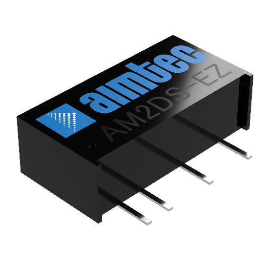 Aimtec-AM2DS-0524SEZ DC/DC-Wandler und Spannungsreglermodul Module DC-DC 5VIN 1-OUT 24V 0.084A 2W 4-Pin SIP Module
