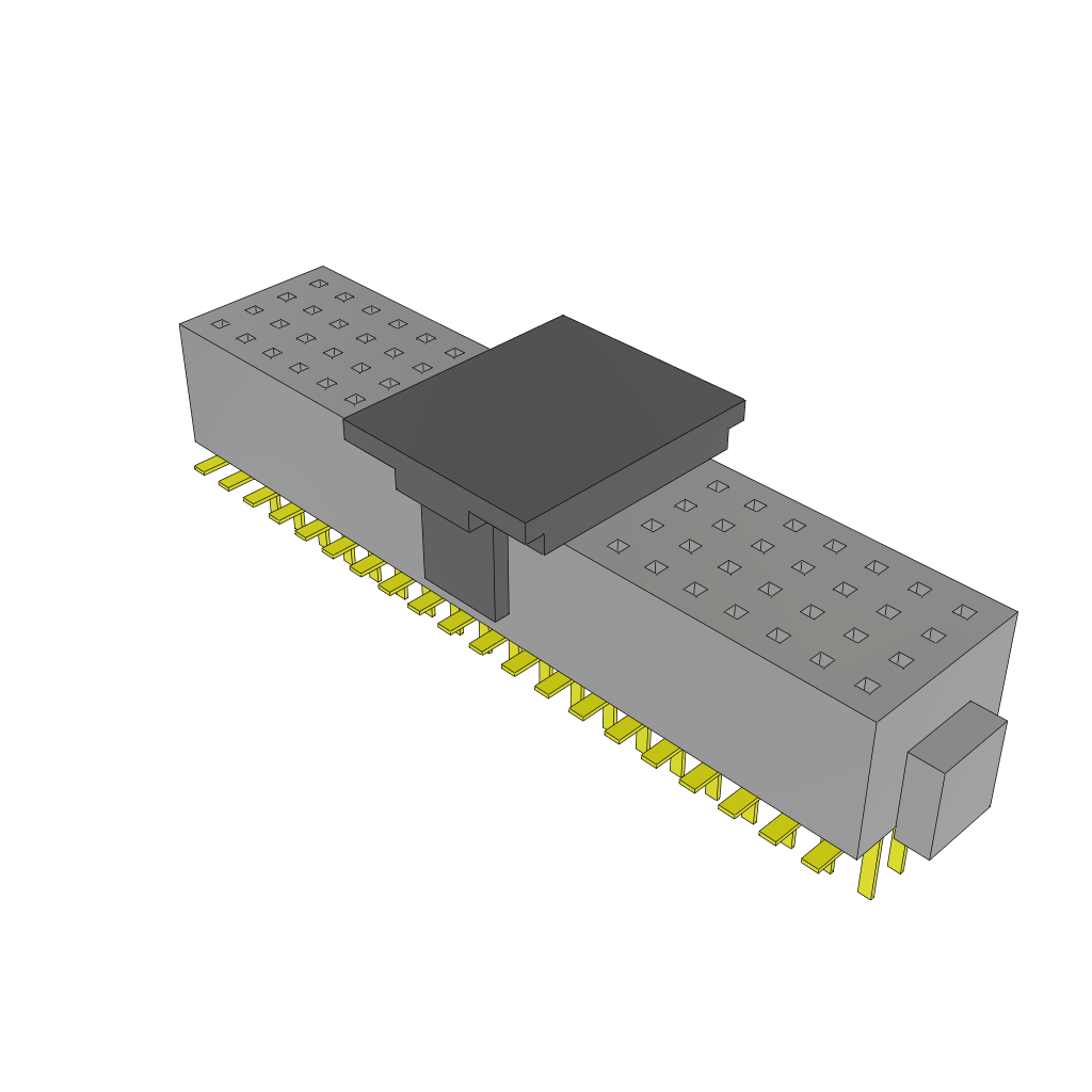 Samtec-FOLC-120-M2-L-Q-P Piastre connettori e prese PCB Conn Socket Strip SKT 80 POS 1.27mm Solder ST Top Entry SMD/Thru-Hole TIGER EYE™ Tube
