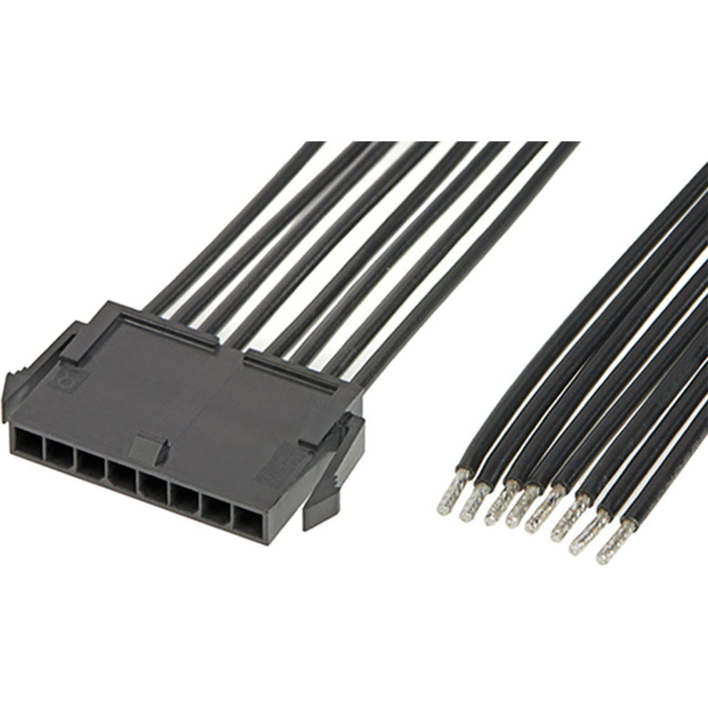 Molex-2147532081 Andere Kabelbaugruppen Cable Assembly UL 10002 0.15m 18AWG Wire to Board 8 POS M Crimp Bag