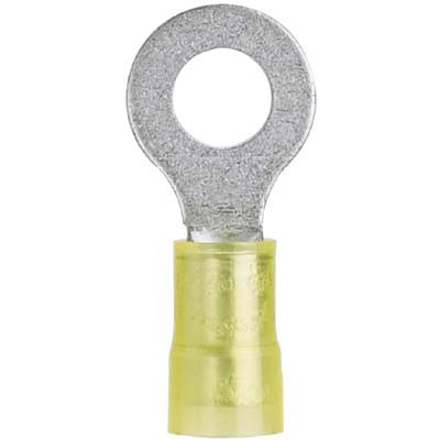 Panduit-PN10-14R-L Steckverbinderanschlüsse Ring Tongue Terminal 10-12AWG Copper Yellow 30.7mm Tin Bottle