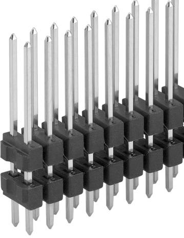 Fischer Elektronik-SL 14 187 50 S Steckverbinderleisten und Leiterplattenbuchsen Conn Board Stacker HDR 50 POS 2.54mm Solder ST Thru-Hole Bag