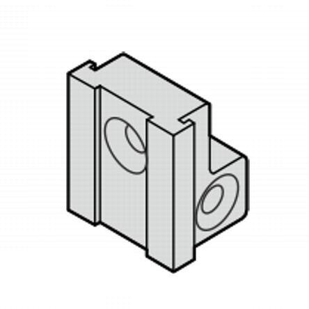 Schroff GmbH-60807-181 null Printed Board Bracket, 2 Thread M2.5 for Front Panel/PCB Fixing, Die Cast Zinc