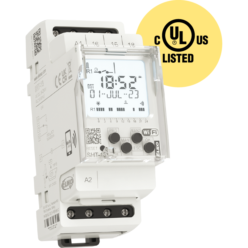 ELKO EP North America-SHT-13/1 Zeitrelais Time Delay Relay 24 to 240VDC 24 to 240VAC 16A SPDT(35x64x90)mm DIN Rail