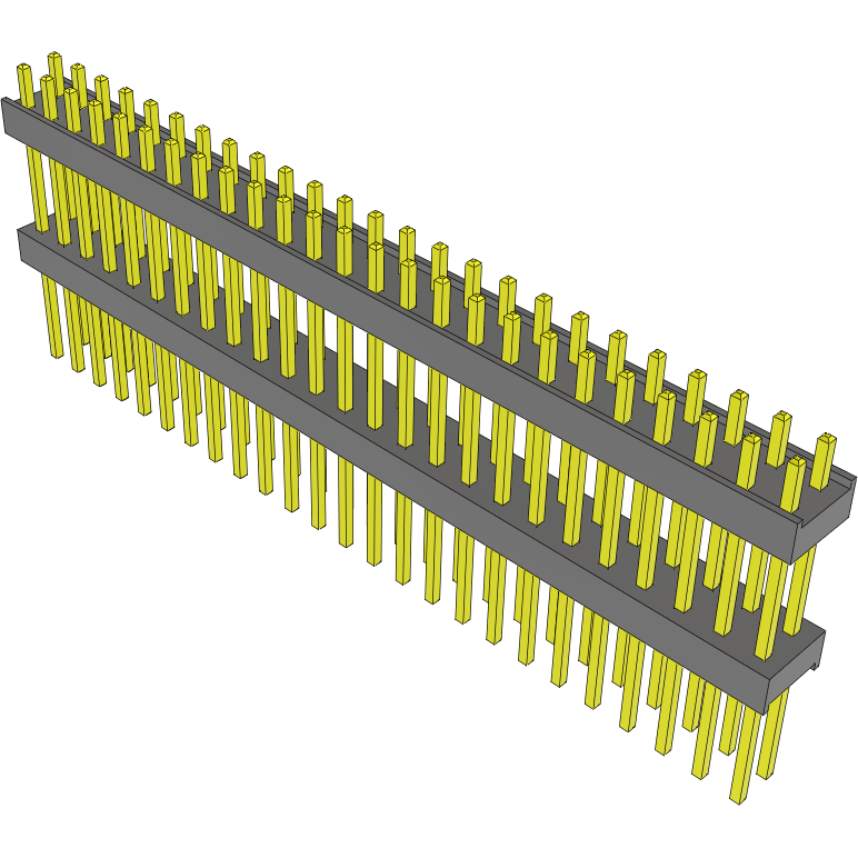 Samtec-EW-25-11-S-D-500 Steckverbinderleisten und Leiterplattenbuchsen Conn Board Stacker HDR 50 POS 2.54mm Solder ST Top Entry Thru-Hole Bulk