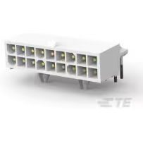 TE Connectivity-1-794105-1 Steckverbinderleisten und Leiterplattenbuchsen Conn Wire to Board HDR 18Power POS 4.14mm Solder RA Side Entry Thru-Hole Bag