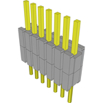 Conn Board Stacker HDR 7 POS 1.27mm Solder ST Thru-Hole Tube