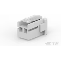 TE Connectivity-917686-1 Connector Discrete Wire Housing Conn Housing PL 2 POS 2.5mm Crimp ST Cable Mount Natural Bag/Box
