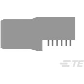 TE Connectivity-120943-4 Steckverbinder, Mutterplatine Conn Hard Metric RCP 6 POS 3mm Press Fit RA Thru-Hole Tube