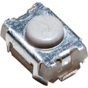 C&K-PTS820J20KSMTRLFS Interruttore tattile Switch Tactile OFF Mom SPST Round Button J-Lead 0.05A 12VDC 2.45N SMD T/R