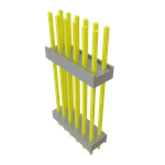 Conn Board Stacker HDR 12 POS 2.54mm Solder ST Top Entry Thru-Hole Bulk