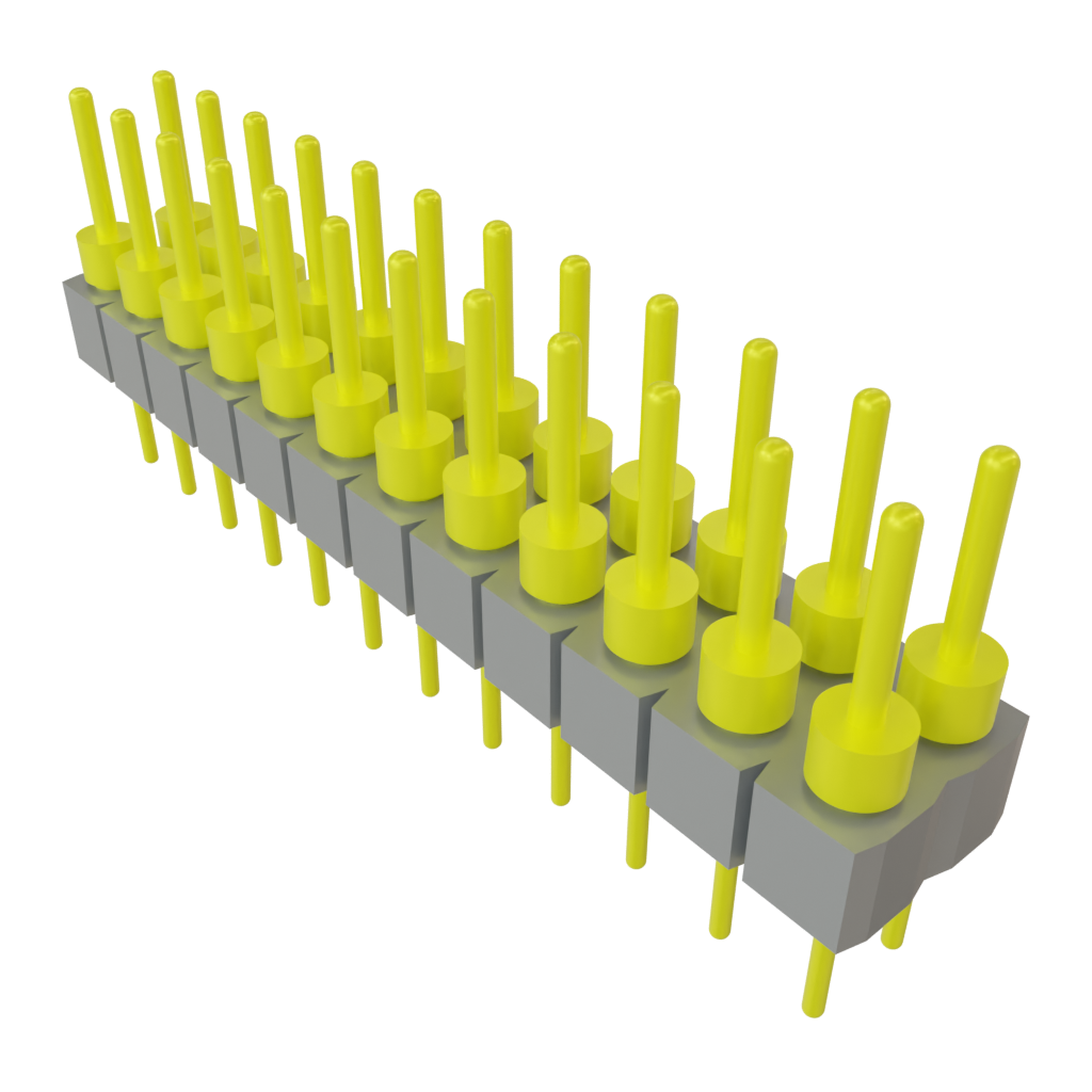 Samtec-TD-112-G-A Steckverbinderleisten und Leiterplattenbuchsen Conn Unshrouded Header HDR 24 POS 2.54mm Solder ST Top Entry Thru-Hole Tube