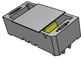 Samtec-UMPT-04-01.5-T-VT-SM-WT Steckverbinderleisten und Leiterplattenbuchsen Conn Micro Terminal Strip HDR 4 POS 2mm Solder ST Top Entry SMD mPOWER® T/R