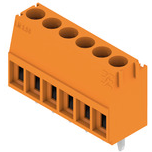 Weidmuller-1845050000 Steckverbinder, Klemmenblöcke Conn PCB Terminal Block 6 POS 3.5mm Solder ST Thru-Hole 10A Box