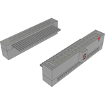 Low profile twisted pair ribbon cable assembly, 0.050 Inch pitch