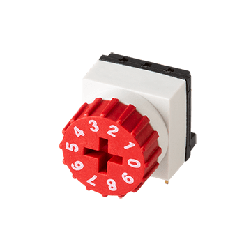 Same Sky (formerly CUI Devices)-RDS3-10S-1012-3-RA-508-D DIP-Schalter Switch DIP N.O./N.C. SP10T 10 Numbered Dial 0.15A 42VDC PC Pins 2.54mm Thru-Hole Tube