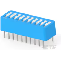 TE Connectivity-3-5435668-0 DIP-Schalter Switch DIP OFF ON SPST 10 Recessed Rocker PC Pins 2.54mm Thru-Hole Tube
