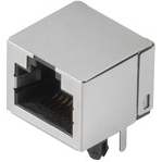 Weidmuller-1455240000 电话及电信连接器 PCB Plug-in Connector, RJ45 jacks, Cat. 5 , THT Solder Connection, 90Degree