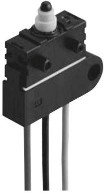 Panasonic-ASQD176A0 Detektorschalter Switch Detector N.C. SPST Pin Plunger Wire Lead 0.05A 16VDC Screw Mount