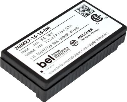Bel Power Solutions-20IMX7-05-05-8 DC to DC Converter and Switching Regulator Module Module DC-DC 20VIN 2-OUT 5V/5V 0.6A/0.6A 6W 9-Pin