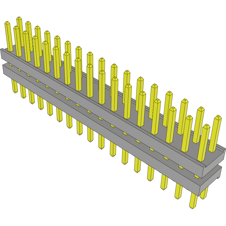 Samtec-TW-17-09-L-D-160-130 Steckverbinderleisten und Leiterplattenbuchsen Conn Board Stacker HDR 34 POS 2mm Solder ST Top Entry Thru-Hole Bulk