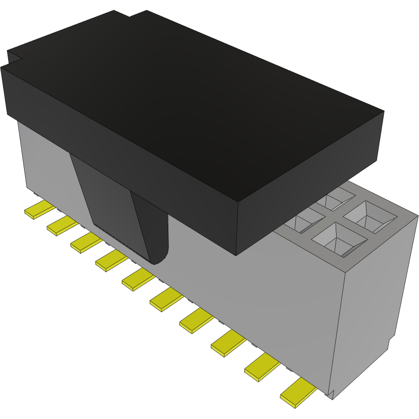 Samtec-SFMC-110-L2-S-D-P Steckverbinderleisten und Leiterplattenbuchsen Conn Socket Strip SKT 20 POS 1.27mm Solder ST Top Entry SMD Tube