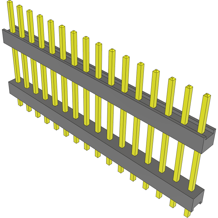 Samtec-DW-16-10-G-S-515 Steckverbinderleisten und Leiterplattenbuchsen Conn Board Stacker HDR 16 POS 2.54mm Solder ST Top Entry Thru-Hole Bulk
