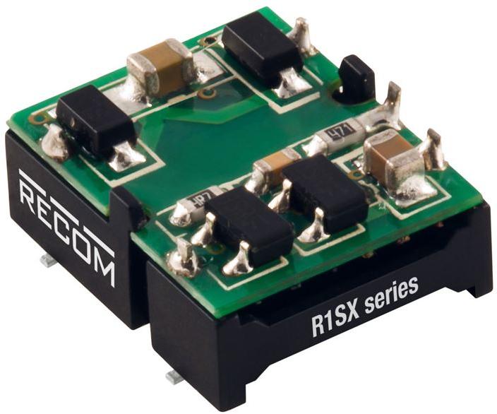 RECOM Power-R1SX-3.33.3-R DC/DC-Wandler und Spannungsreglermodul Module DC-DC 3.3VIN 1-OUT 3.3V 0.303A 1W 5-Pin SMD Module T/R