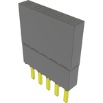 Conn Elevated Socket SKT 5 POS 2.54mm Solder ST Top Entry Thru-Hole Bulk