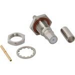 Conn QMA 0Hz to 11GHz 50Ohm Solder ST Panel Mount RCP Gold Bag