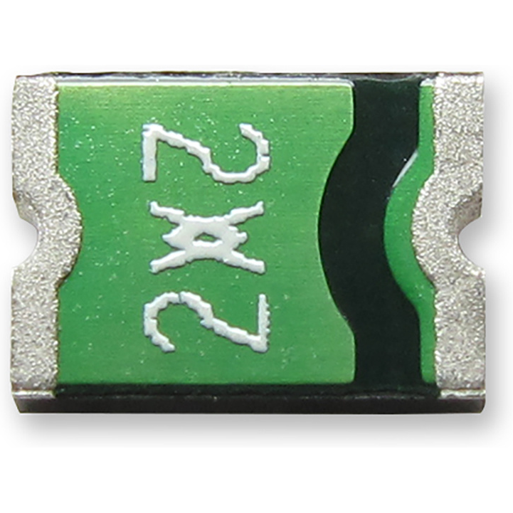 TE Connectivity-MINISMDC020F-2 Fusible reprogramable PTC PTC Resettable Fuse 0.2A(hold) 0.4A(trip) 30VDC 10A 0.8W 0.02s 0.6Ohm SMD Solder Pad 1812 T/R