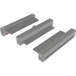 Cable Assembly 0.33m 30AWG 1.27mm 40 to (40/40)POS IDC Connector to 2(IDC Connector) F-F TIGER EYE™ Bulk