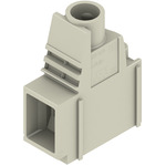 Printed circuit board terminals, 10.16 mm, Number of poles 1, 90Deg, Solder pin length (l) 3.2 mm, tinned, Pebble grey