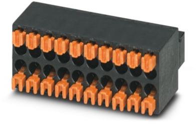 PHOENIX CONTACT-1844604 Steckverbinder, Klemmenblöcke Conn PC Terminal Block F 10 POS 2.54mm Push-In Spring ST Cable Mount 6A Cardboard