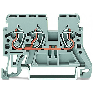 WAGO-870-683 Blocchi terminali connettore 3-Conductor through Terminal Block, 2.5 mm2