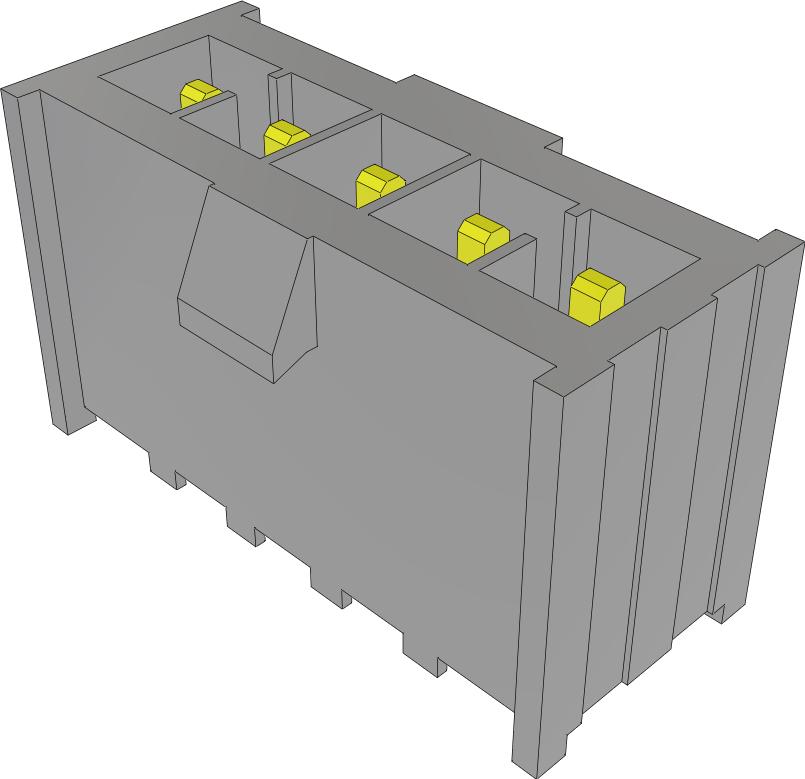 Samtec-IPL1-105-01-STL-S-RA-K Steckverbinderleisten und Leiterplattenbuchsen .100Inch Mini Mate Isolated Power Terminal Header