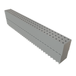 Conn Elevated Socket SKT 90 POS 2.54mm Solder ST Top Entry Thru-Hole Tube