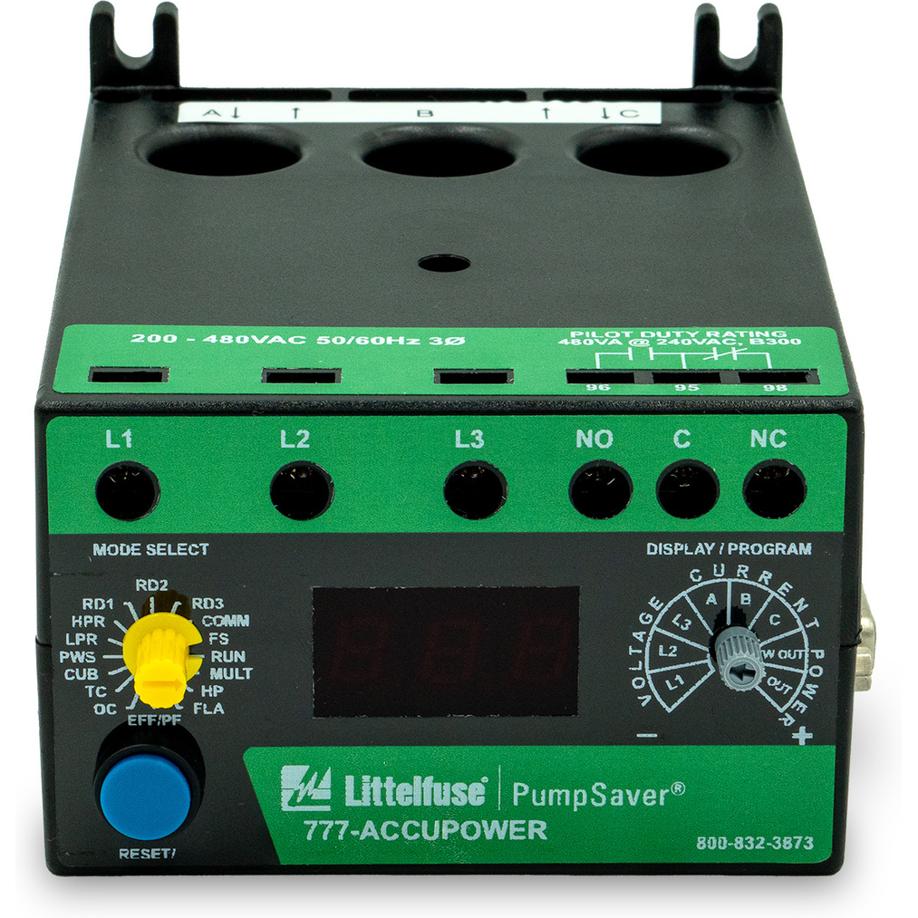 Littelfuse-777-ACCUPOWER Relevadores Otros Protection Relays Motor and Pump Protection - 3-Phase Pump Protection