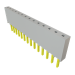 Conn Socket Strip SKT 14 POS 2.54mm Solder ST Top Entry Thru-Hole Bulk