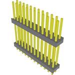 Conn Board Stacker HDR 24 POS 2.54mm Solder ST Top Entry Thru-Hole Bulk