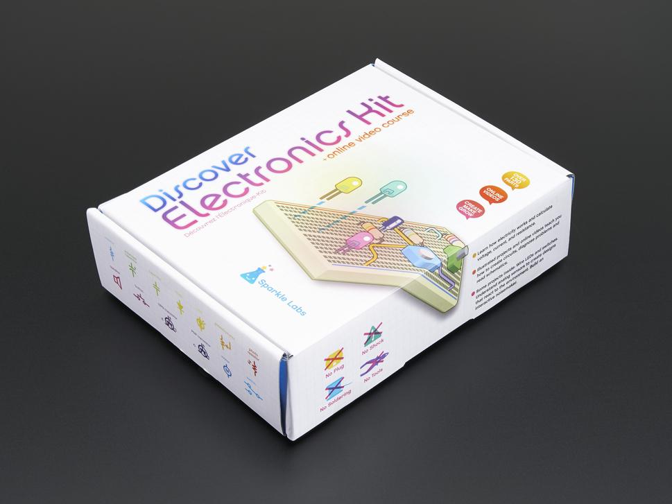 Adafruit Industries-487 Juegos de componentes Discover Electronics Kit - 2.0