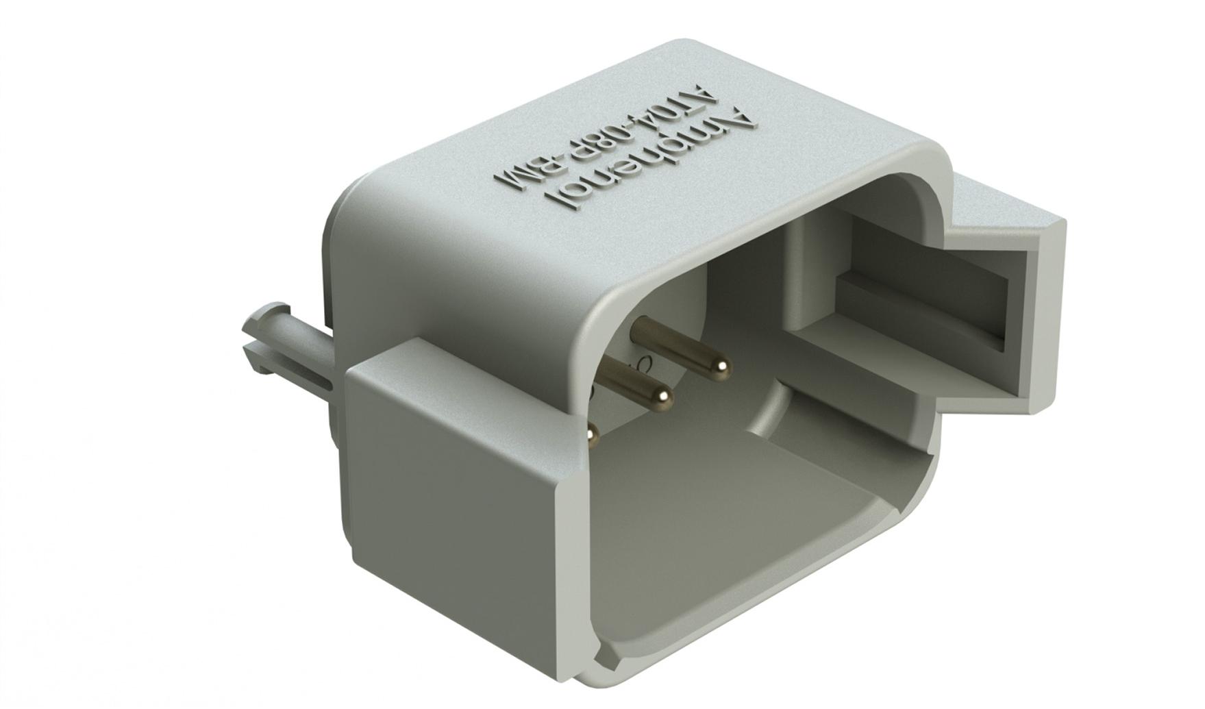 Amphenol-AT04-08PA-BM03 Connector Headers and PCB Receptacles Conn Shrouded Header (4 Sides) HDR 8 POS 4.42mm/5.45mm Solder ST Top Entry Thru-Hole